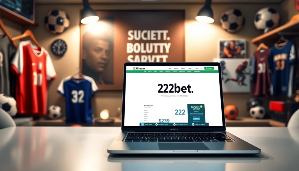 Visit https://22bet.tax/ for an energetic sports betting setup showcasing tools and memorabilia.